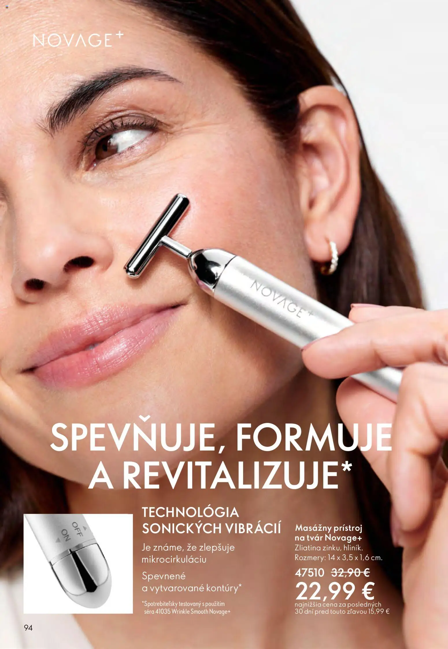 Nové Oriflame akcie – leták je platný od 24.12.2025 | Strana: 94 | Produkty: Masážny prístroj