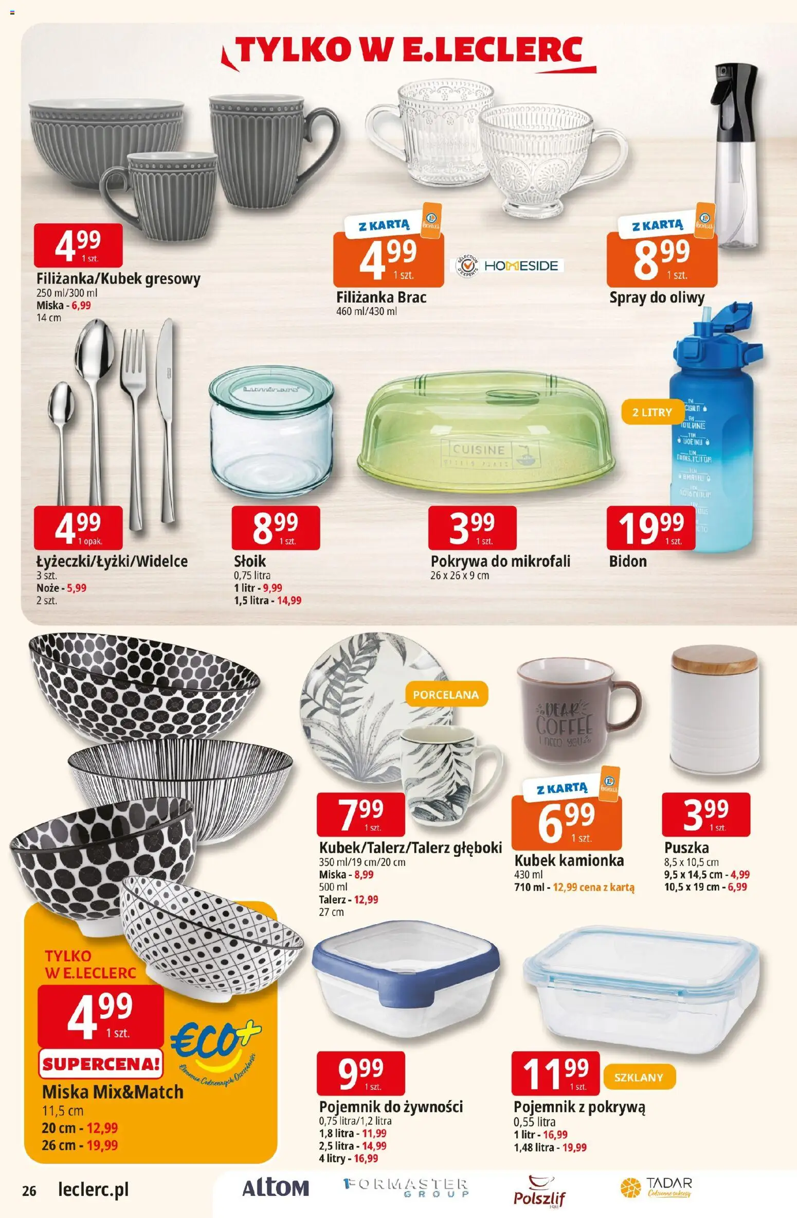 E.Leclerc Gazetka - Radom od 24.02.2026 | Strona: 26 | Produkty: Karta