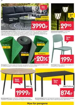 Forhåndsvisning av Rusta kundeavis gyldig fra 30.03.2026 | Side: 10 | Produkter: Spisebord, Loungemøbel, Bord, Stol