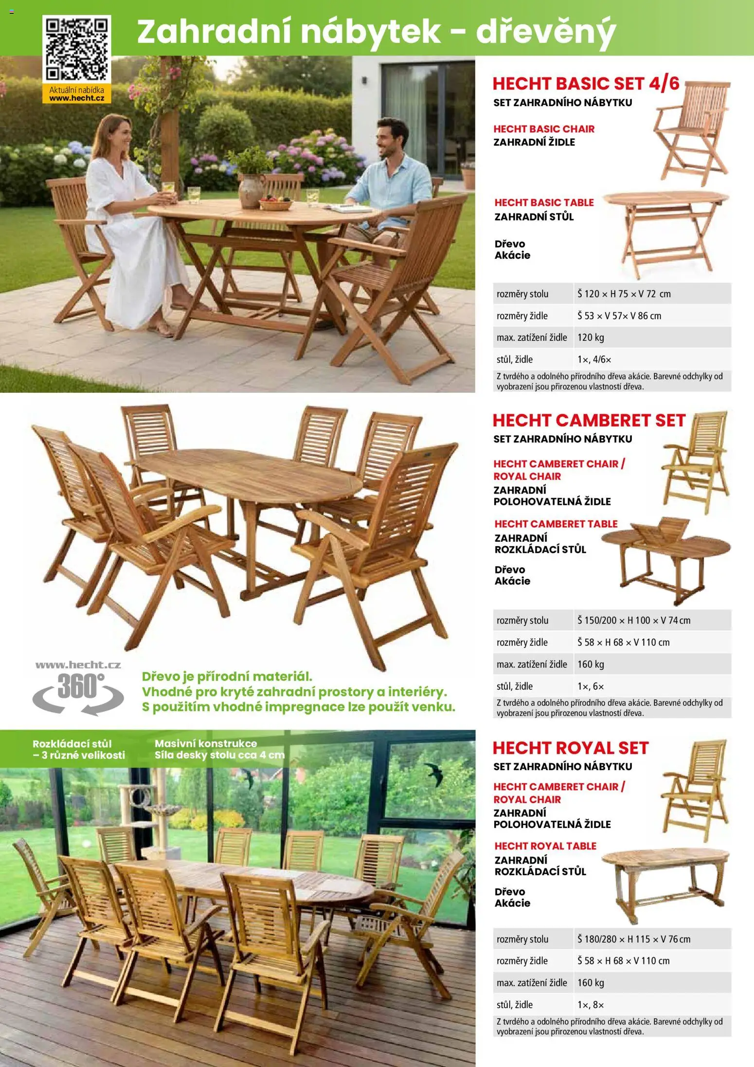 Hecht katalog - Jaro - léto 2026 od 19.02.2026 | Strana: 126 | Produkty: Nábytek, Stůl, Židle, Desky