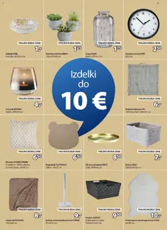 Novi JYSK katalog ponudbe – veljaven od 03.09.2025 | Stran: 21 | Izdelki: Stenska ura, Košara, Prevleka, Umetna rastlina