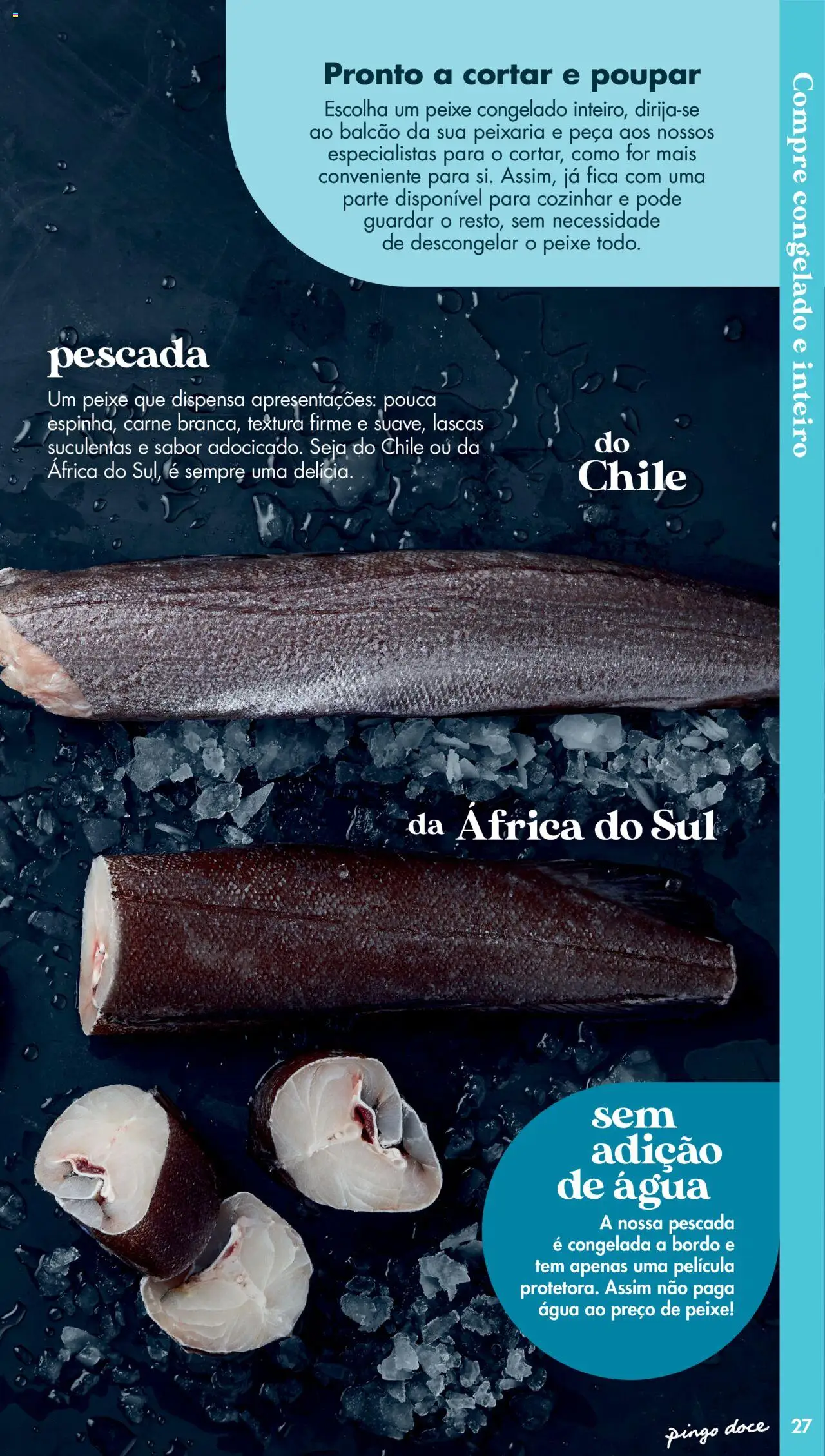 Pingo Doce - Catálogo Peixaria │ válido de 20.05.2025 | Página: 27 | Produtos: Agua, Pescada, Peixe, Carne