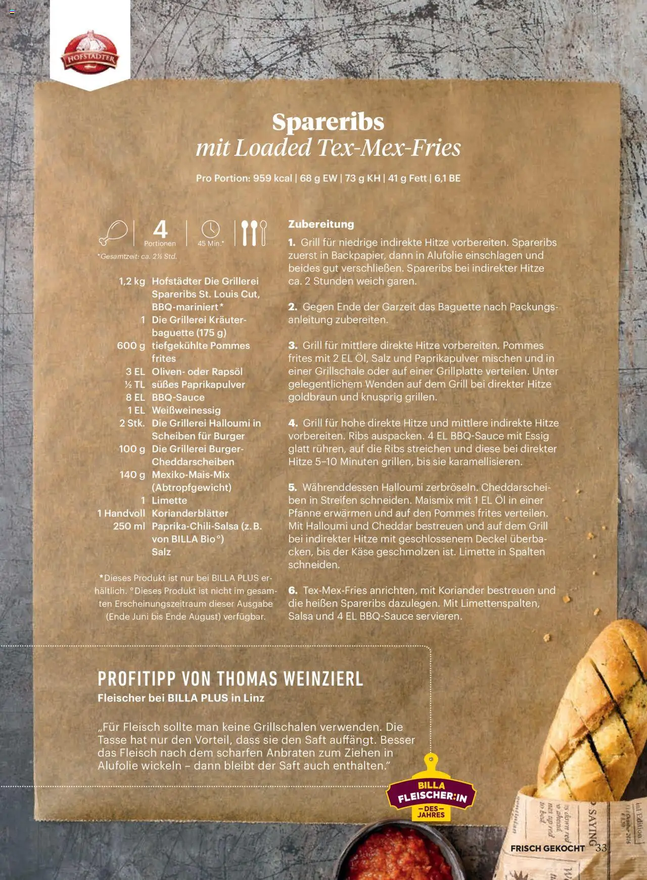 Billa Frisch Gekocht gültig ab 03.07.2025 | Seite: 33 | Produkte: Limette, Jääkaappipakastin, Grill, Saft