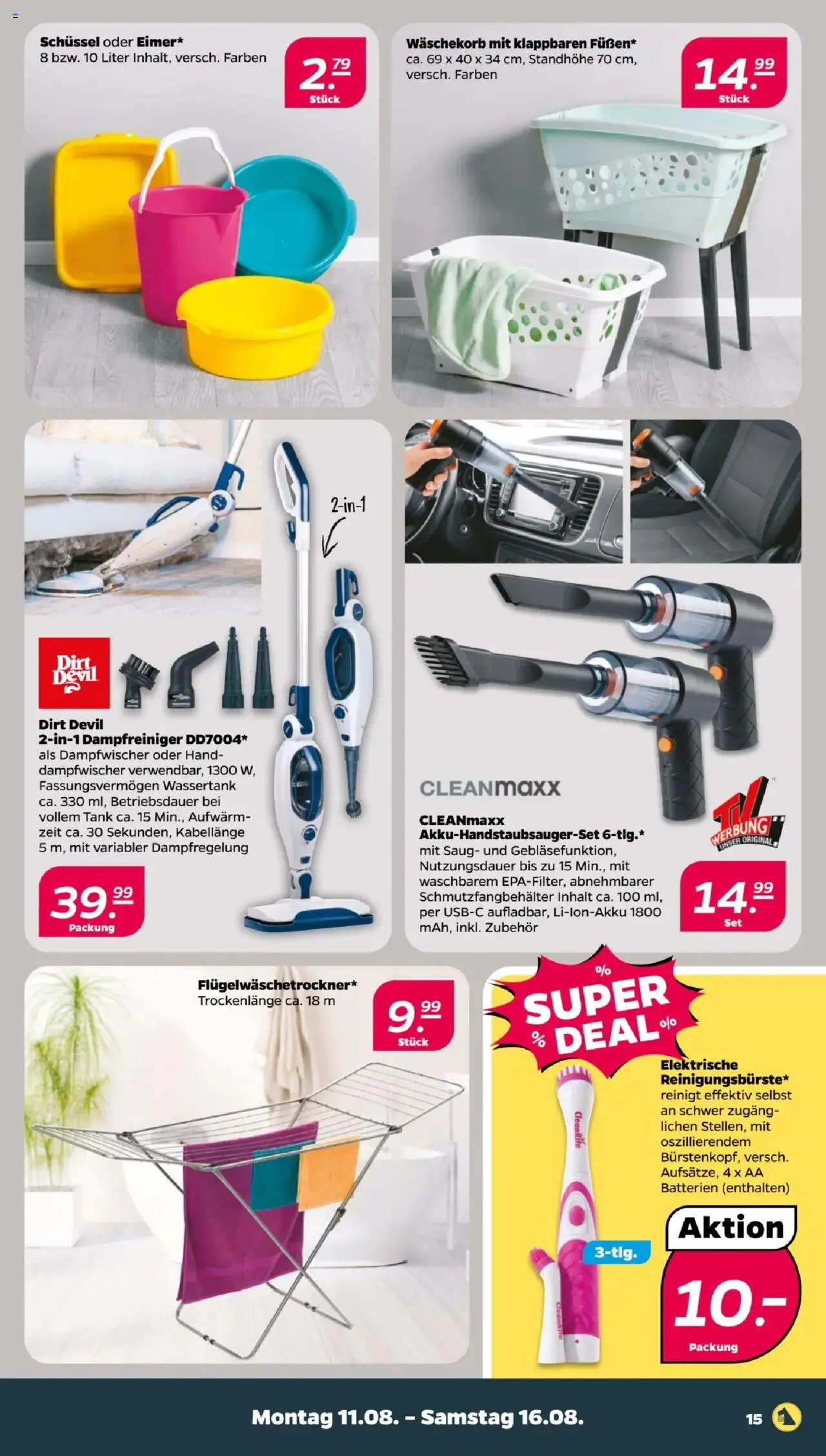 Netto Prospekt 	 - gültig ab dem 11.08.2025 | Seite: 17 | Produkte: Batterien
