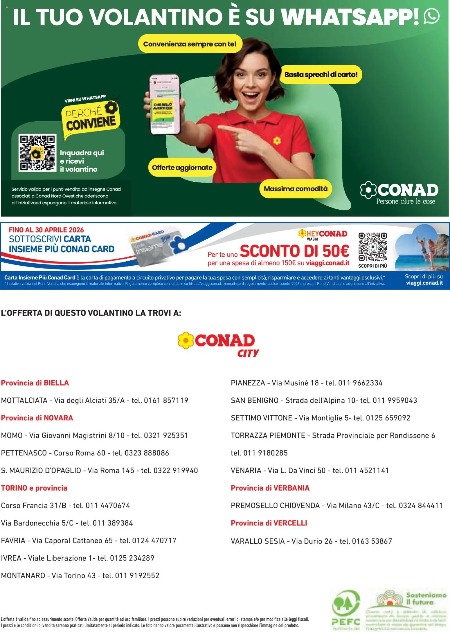 Volantino Conad del 26.03.2026 | Pagina: 8 | Prodotti: Tè, Stampa