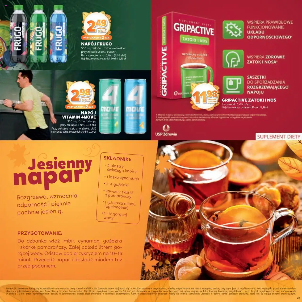 Stokrotka Gazetka - Jesiennie Inspiracje od 16.10.2025 | Strona: 27 | Produkty: Goździki, Stokrotka