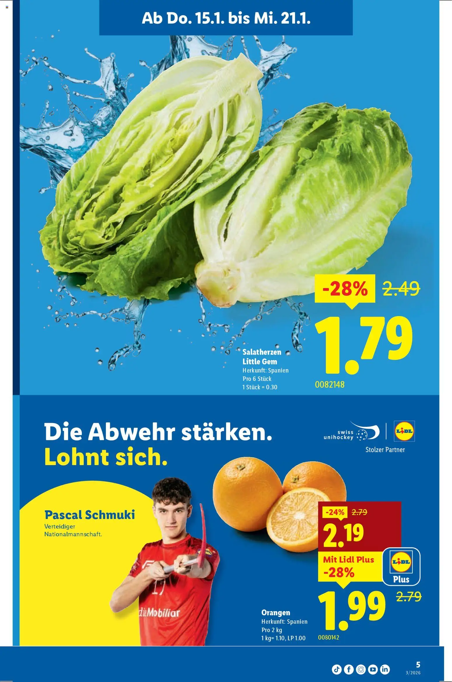 Lidl Aktionen – gültig ab 15.01.2026 | Seite: 5 | Produkte: Orangen