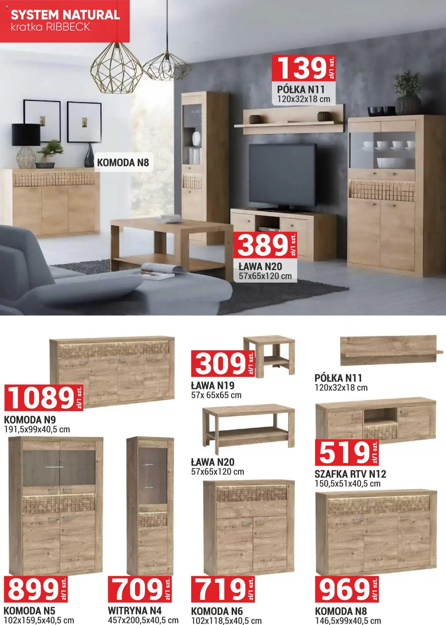 Merkury Market Gazetka - Meble, Wypoczynki, Materace od 01.03.2026 | Strona: 11 | Produkty: Komoda, Półka, szafka RTV, Witryna