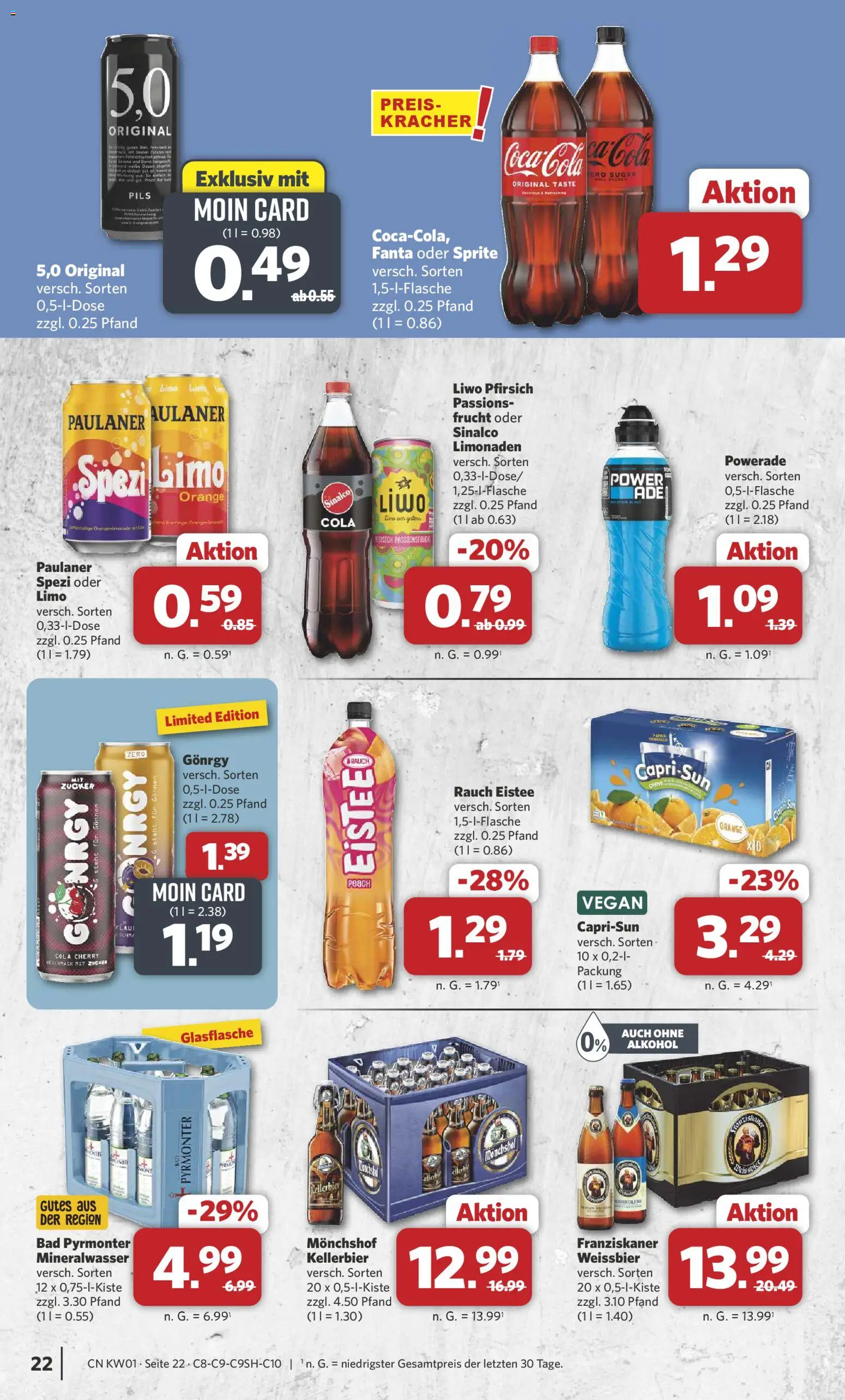 Combi Prospekt 	 – gültig ab 29.12.2025 | Seite: 24 | Produkte: Sinalco, Fanta, Zucker, Pfirsich