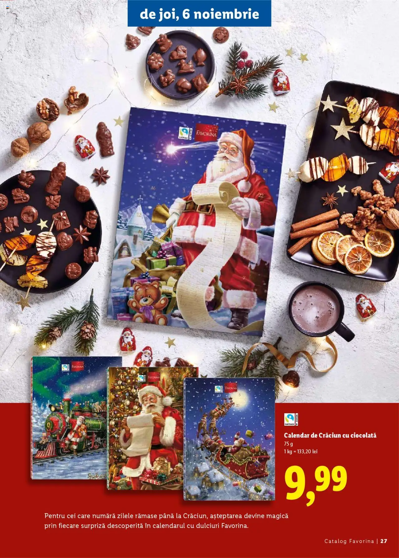 Noul catalog Lidl – valabil de la 16.10.2025 | Pagină: 27 | Produse: Ciocolată