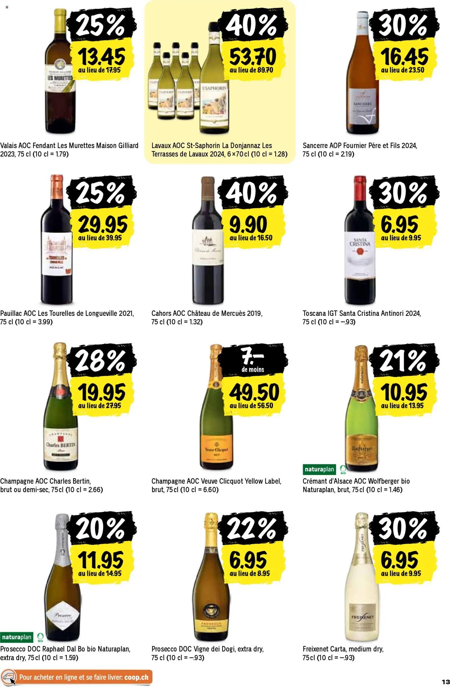 Coop - Les actions de la semaine – gültig ab 13.11.2025 | Seite: 13
