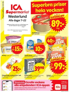 ICA Supermarket - Enköping - Förhandsvisning av reklamblad från butik ICA Supermarket aktuell från 05.01.2026