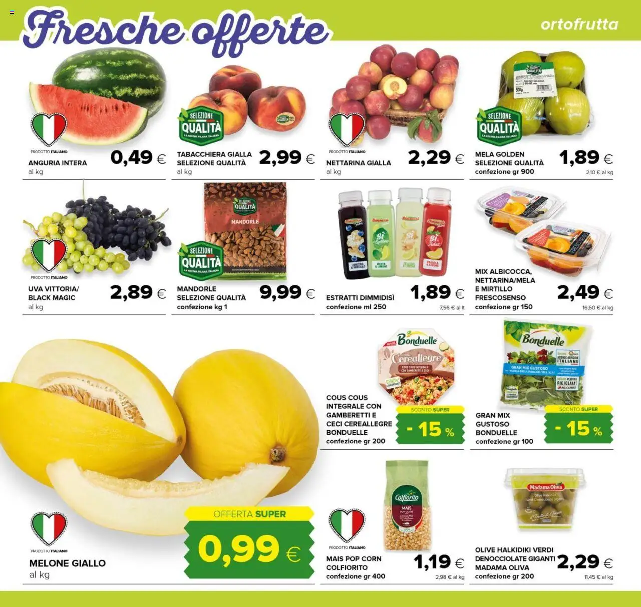 Volantino Tigre del 24.07.2025 | Pagina: 2 | Prodotti: Cous cous, Mais, Pop corn, Gamberetti