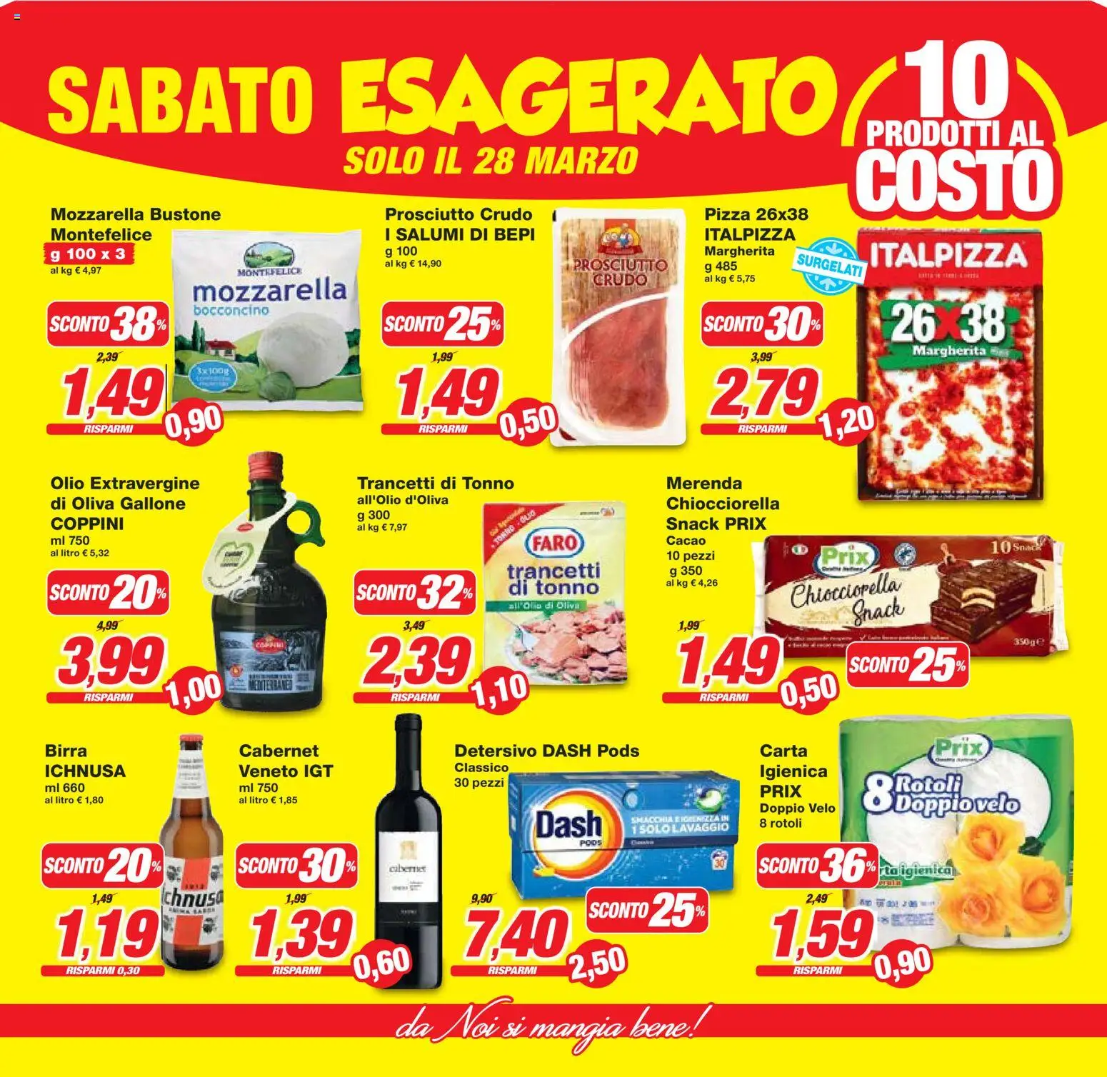 Volantino Prix del 27.03.2026 | Pagina: 25 | Prodotti: Pizza, Prosciutto, Tonno, Cacao