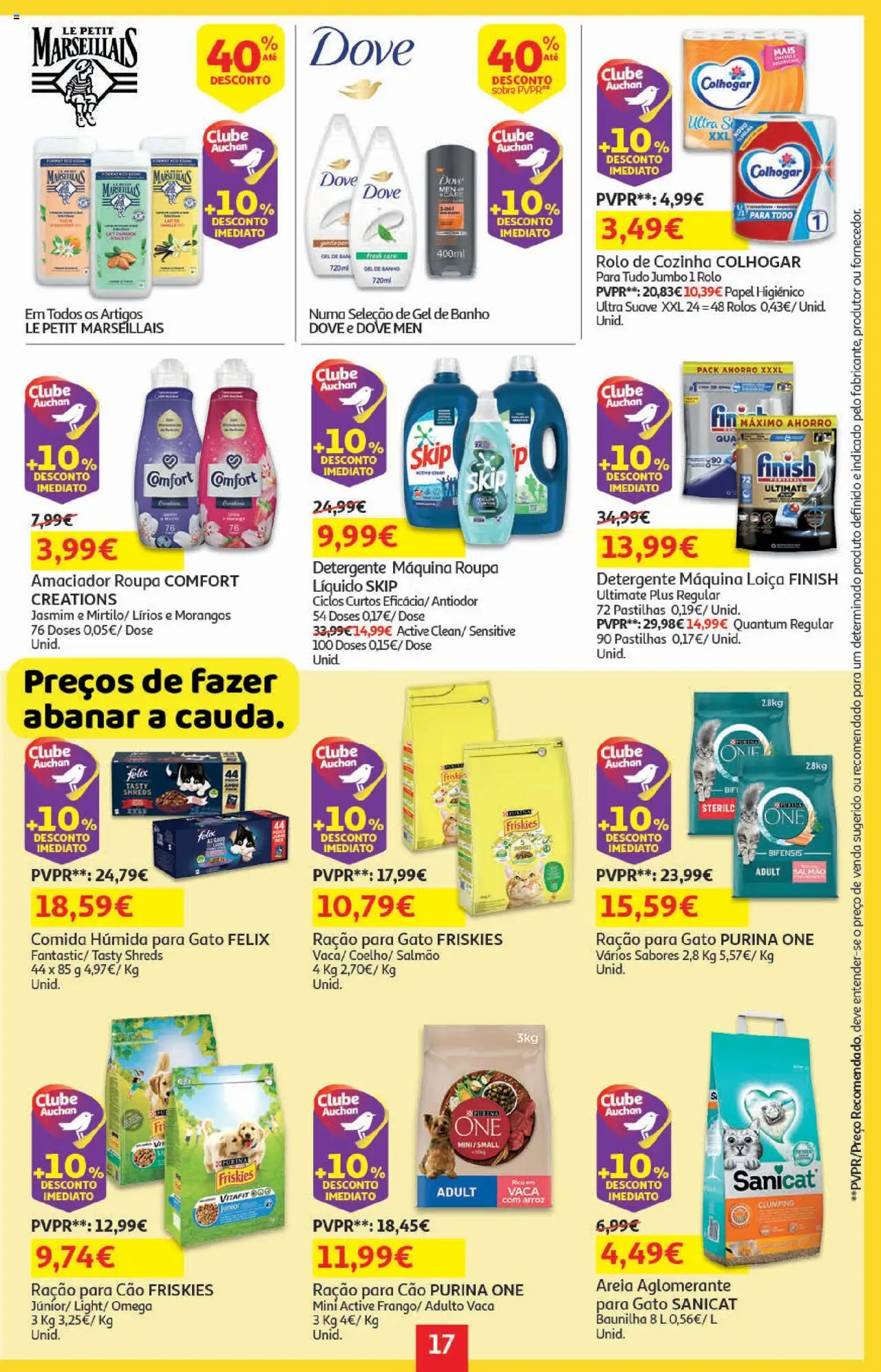 Auchan - Regresso às Aulas │ válido de 06.08.2025 | Página: 17 | Produtos: Areia, Detergente, Arroz, Morangos