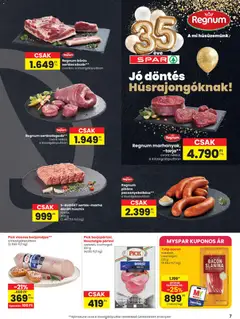 Spar akciós újság - amely érvényes a következő dátumtól: 09.04.2026 | Oldal: 7
