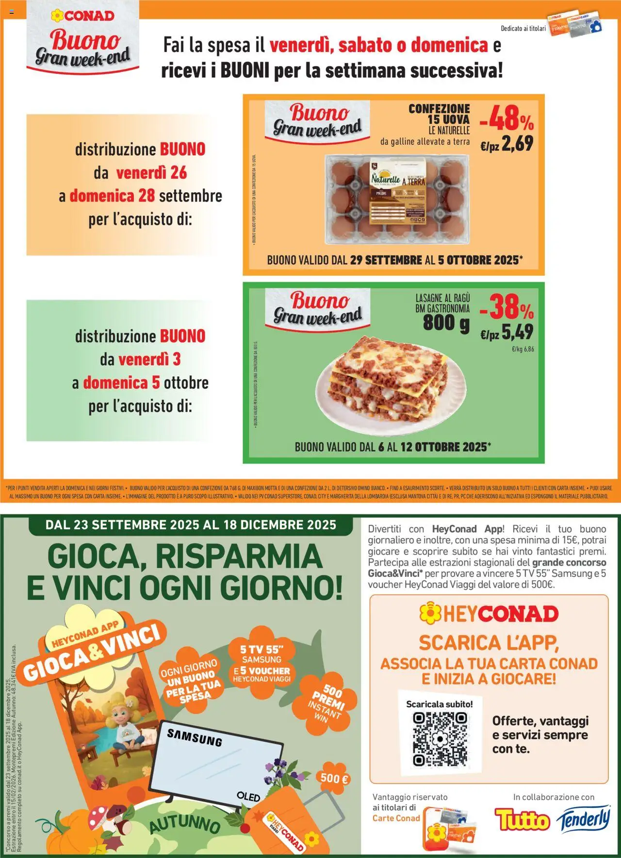 Volantino Conad del 24.09.2025 | Pagina: 11 | Prodotti: PC, TV, Terra, Samsung