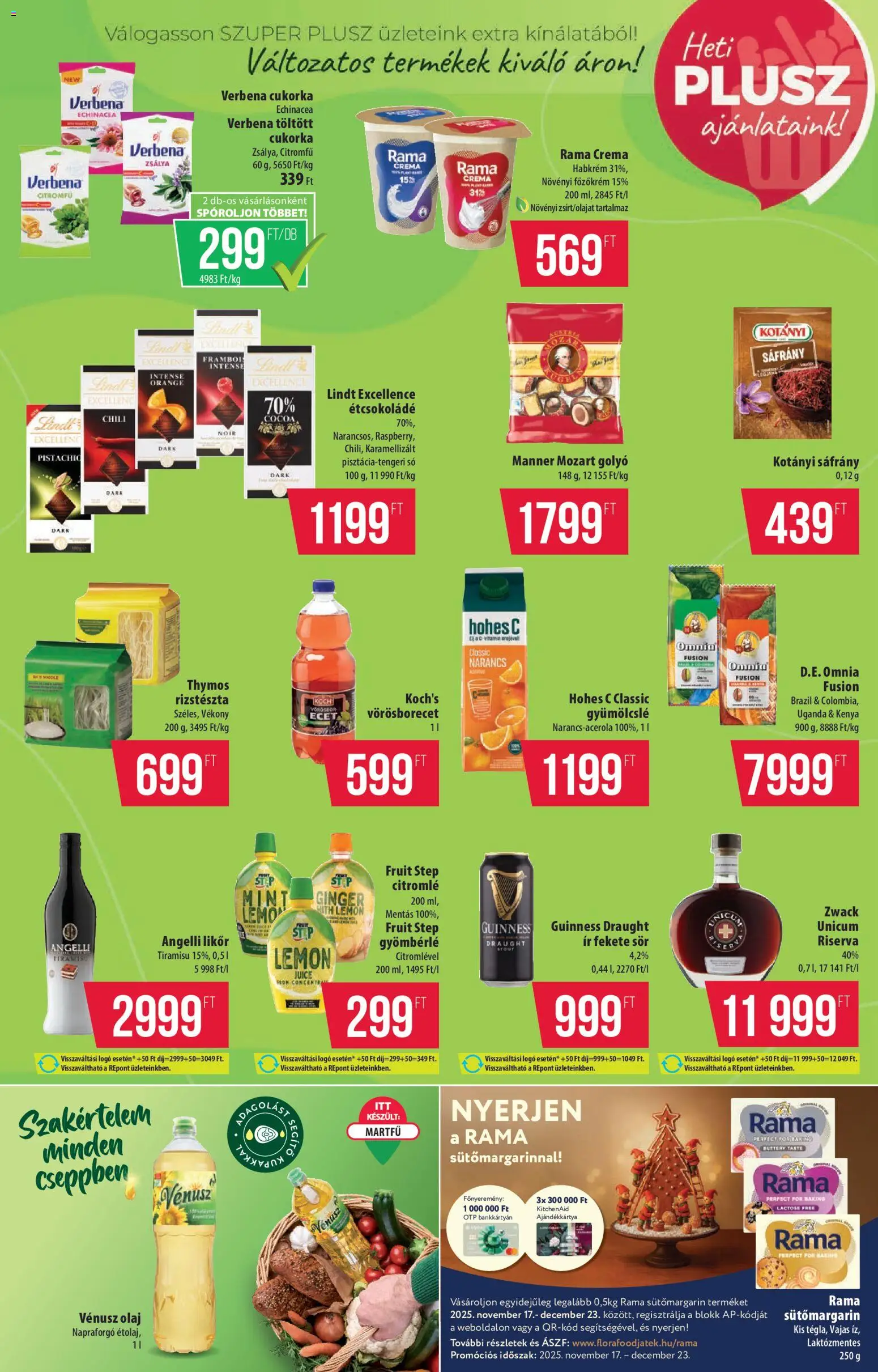 COOP akciós ujság - amely érvényes a következő dátumtól: 27.11.2025 | Oldal: 9 | Termékek: Vorosborecet, Tiramisu, Étcsokoládé, Cukorka