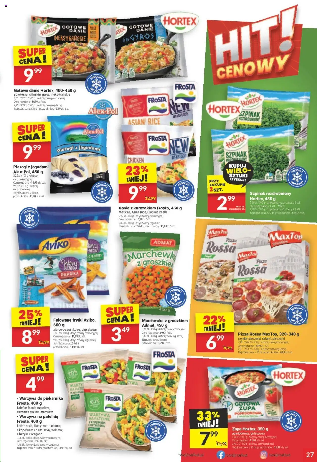 Twój Market Gazetka od 06.08.2025 | Strona: 27 | Produkty: Oregano, Bazylia, Zupa, Pizza