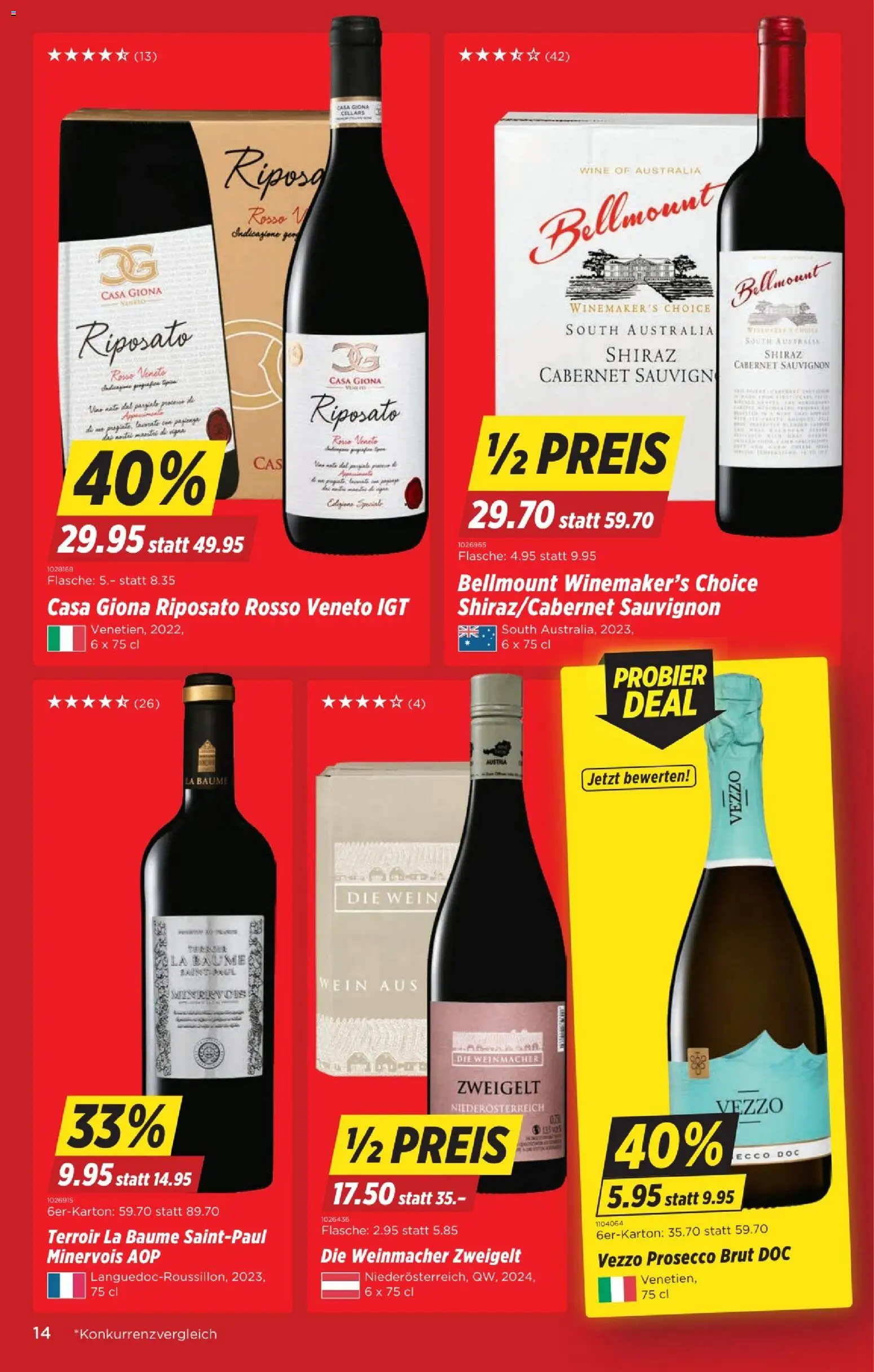 Denner Aktionen – gültig ab 30.12.2025 | Seite: 14 | Produkte: Wein