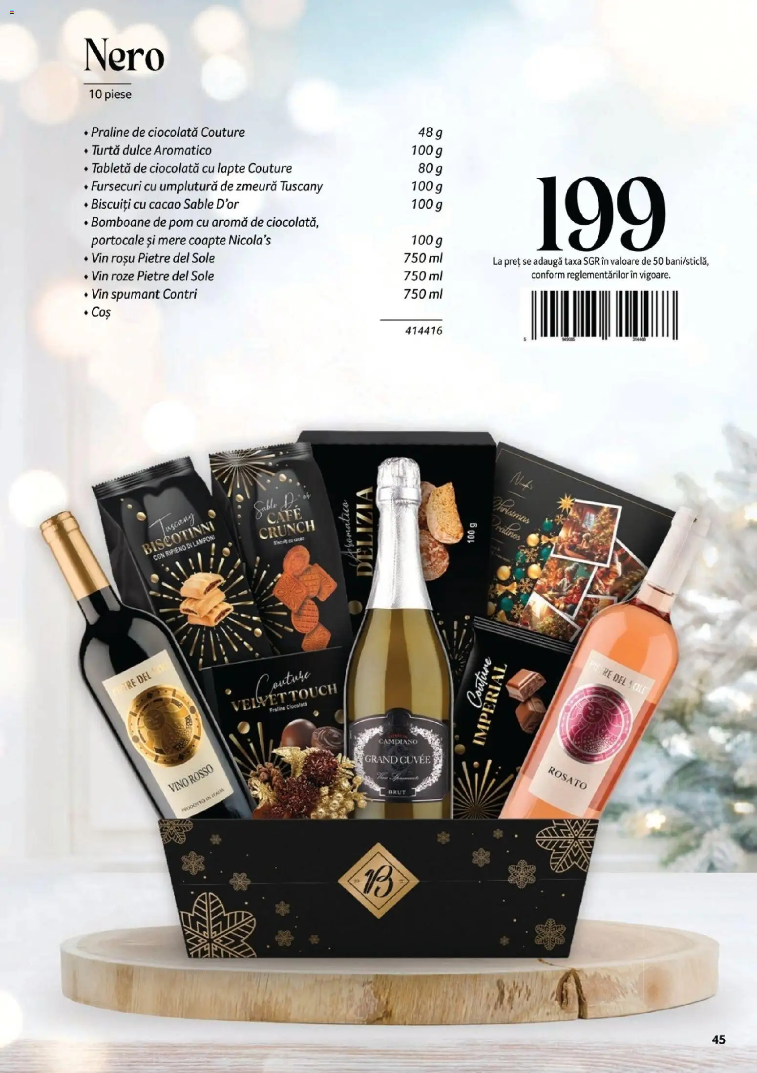 Noul catalog Selgros – valabil de la 07.11.2025 | Pagină: 45 | Produse: Praline, Ciocolată, Portocale, Bomboane