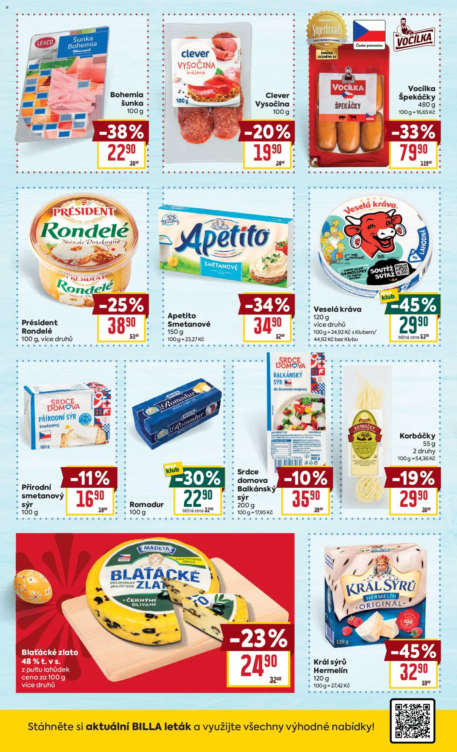 Toto nesmíte zmeškat - aktuální slevy v letáku Billa 01.04.2026! | Ceská republika