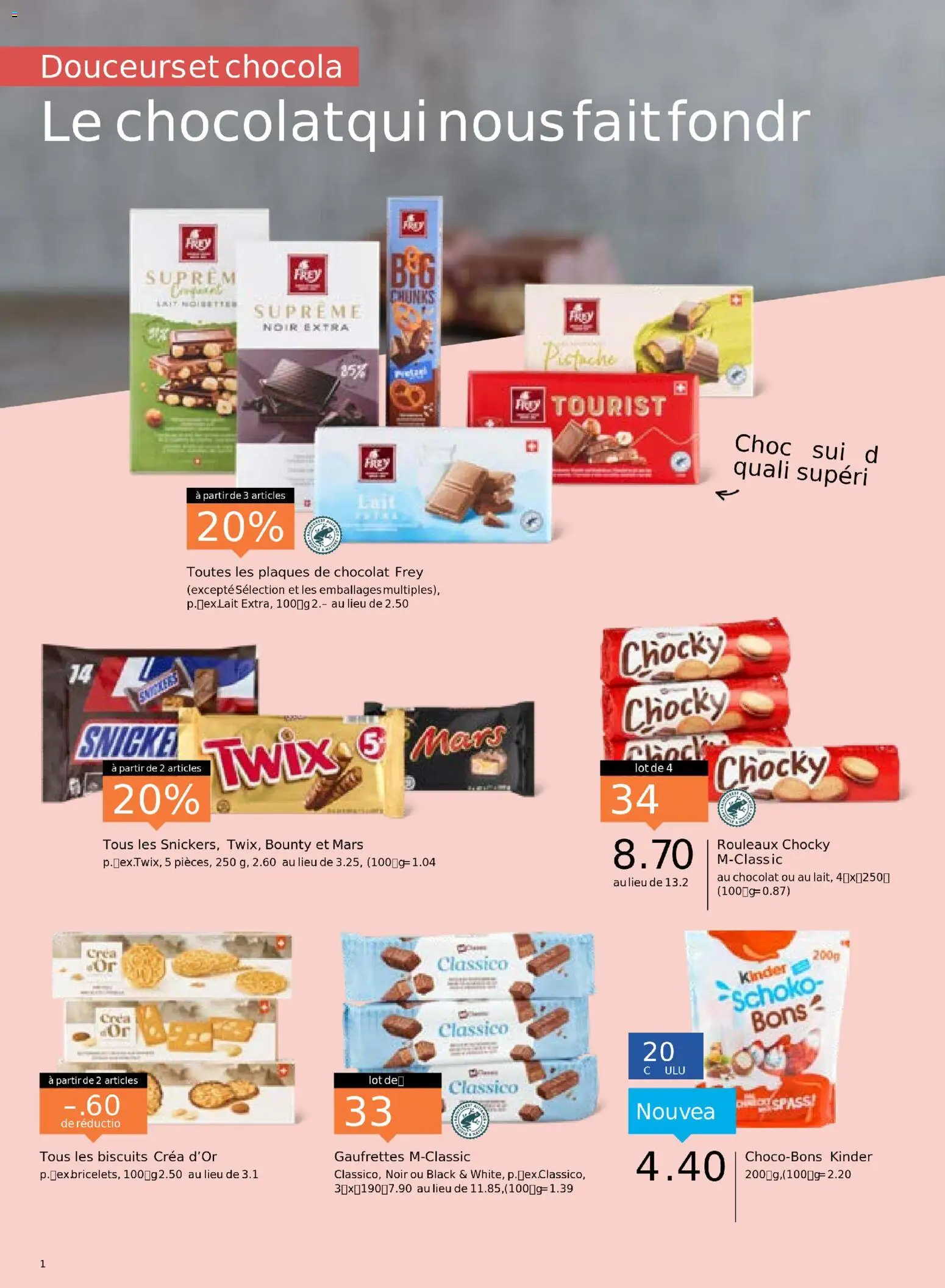 Migros Aktionen FR – gültig ab 28.10.2025 | Seite: 14 | Produkte: Snickers, Mars, Twix