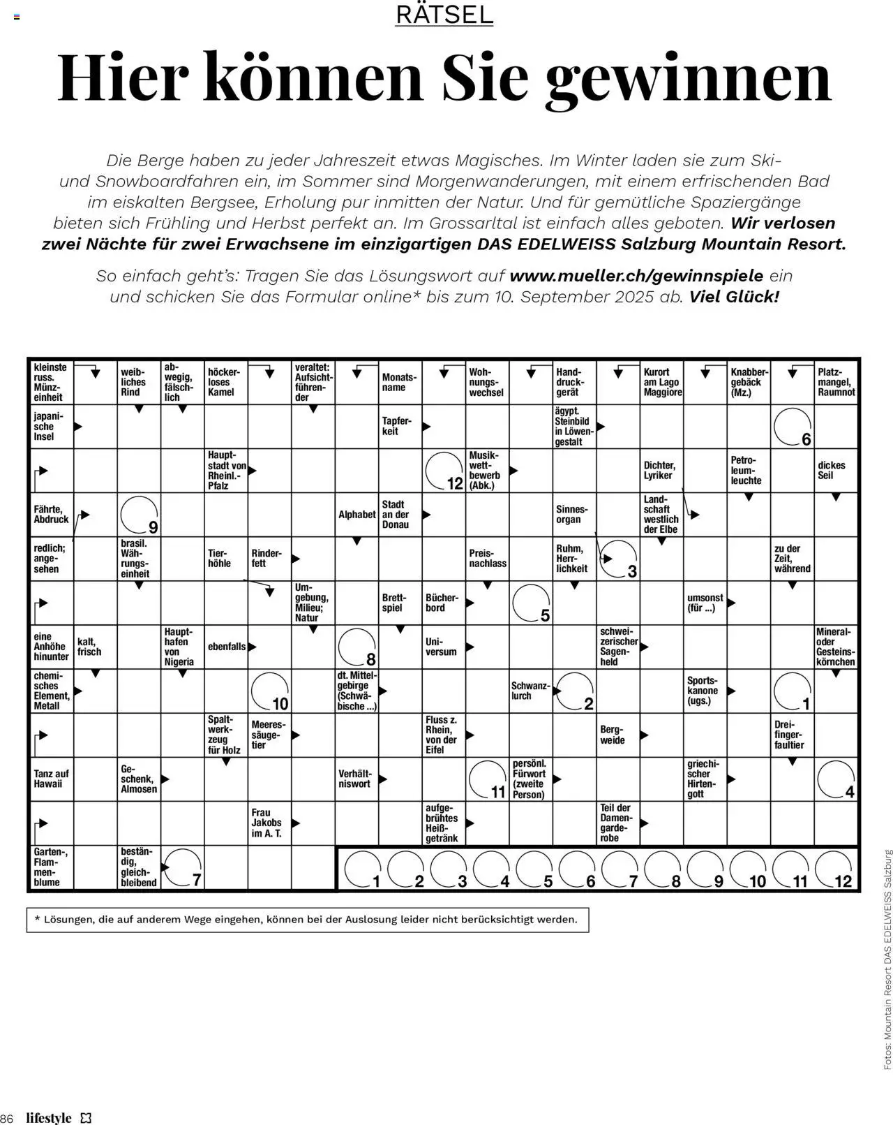 Müller Magazin ab 01.07.2025 | Seite: 86 | Produkte: Hocker, Bad, Sehen, Spiel