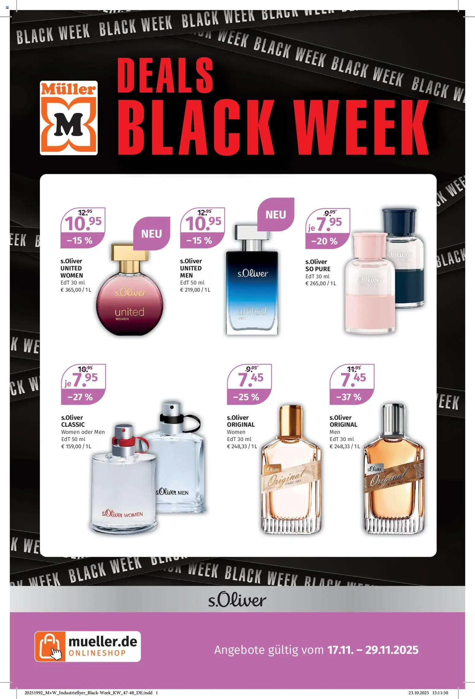 Müller - Black Friday – gültig ab 17.11.2025 | Seite: 1