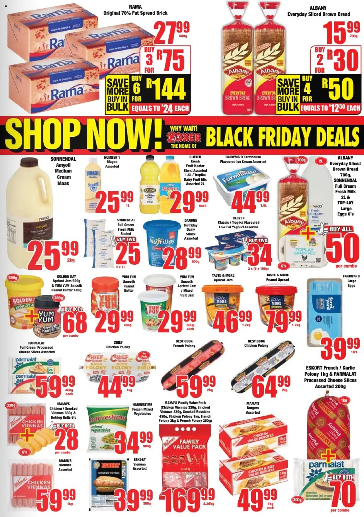 New Boxer catalogue – valid from 10.11.2025 | Page: 3 | Products: Butter, Beef, Burgers, Garlic