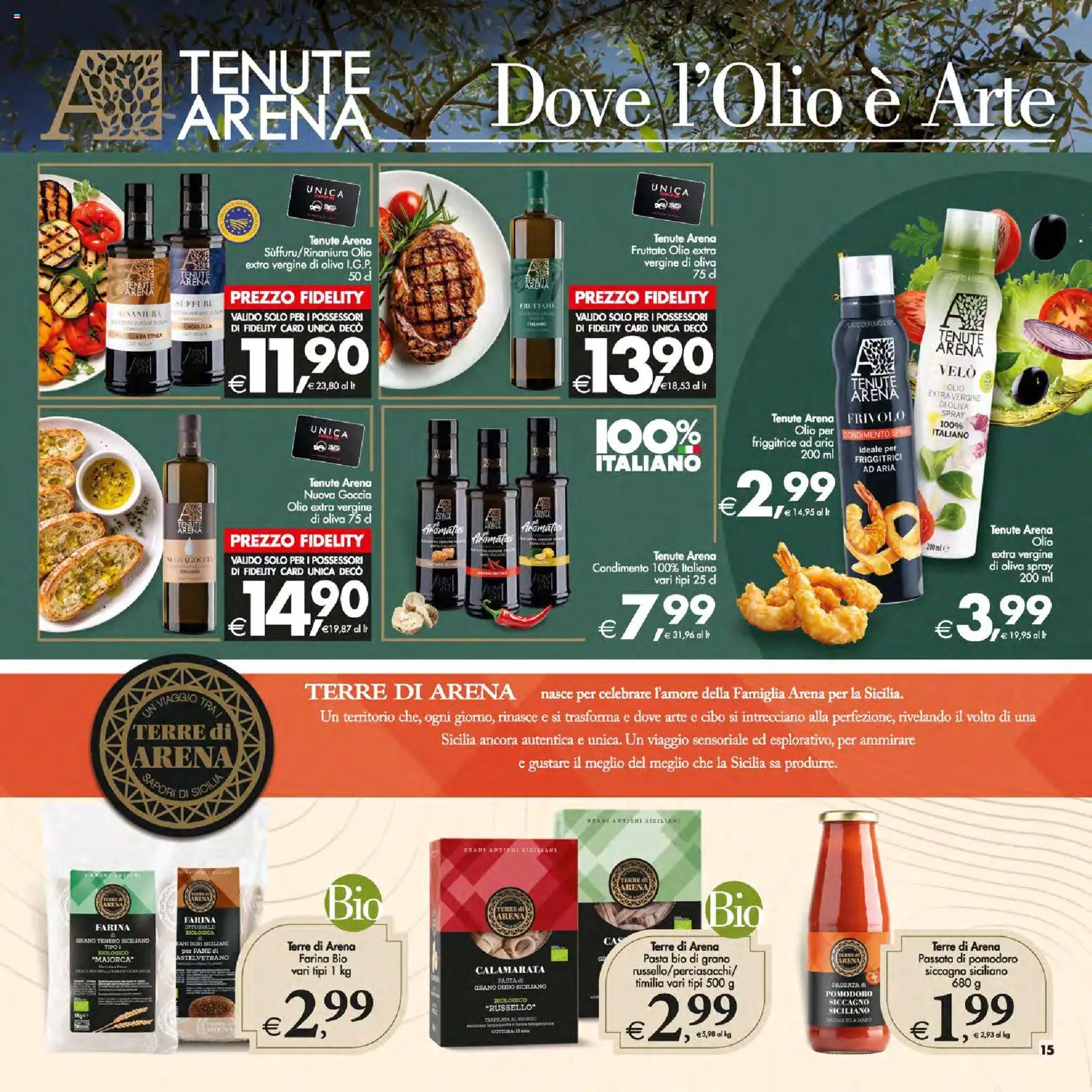 Volantino Decò del 13.02.2026 | Pagina: 19 | Prodotti: Pane, Farina, Passata di pomodoro, Olio extra vergine