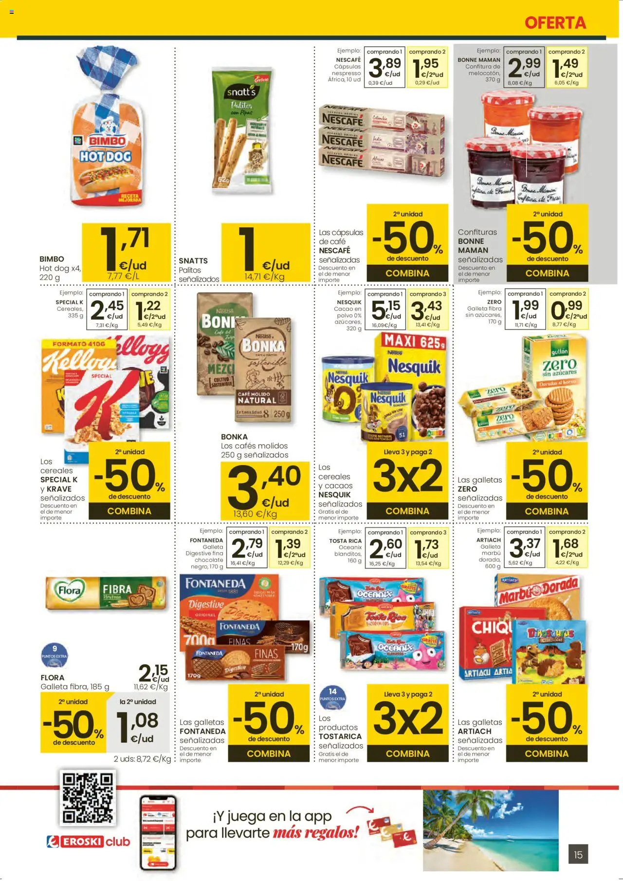 Eroski - Para conquistarte Mercat │ válido desde el 12.06.2025 | Página: 15 | Productos: Polvo, Café, Café molido, Horno