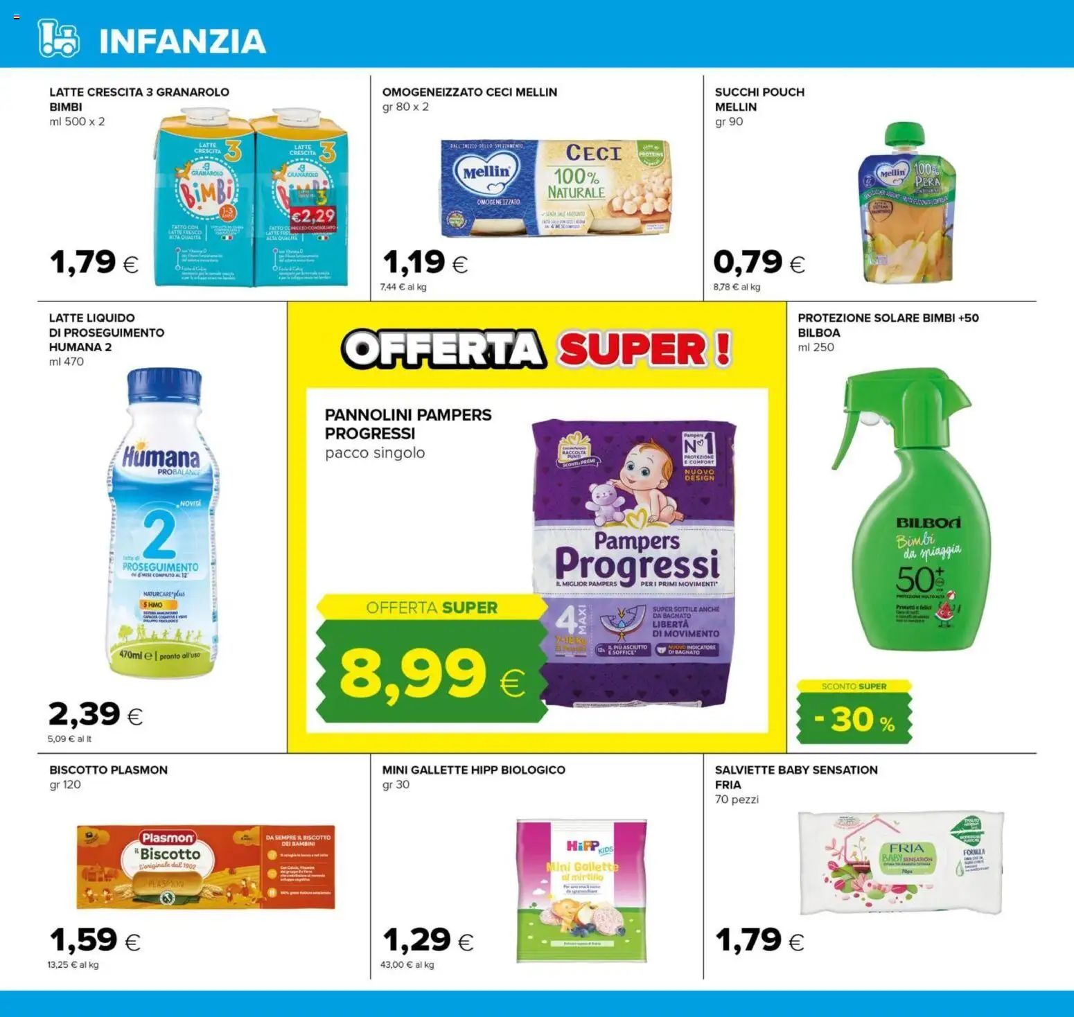 Volantino Tigre del 23.04.2026 | Pagina: 19 | Prodotti: Pannolini, Ceci, Latte, Gallette