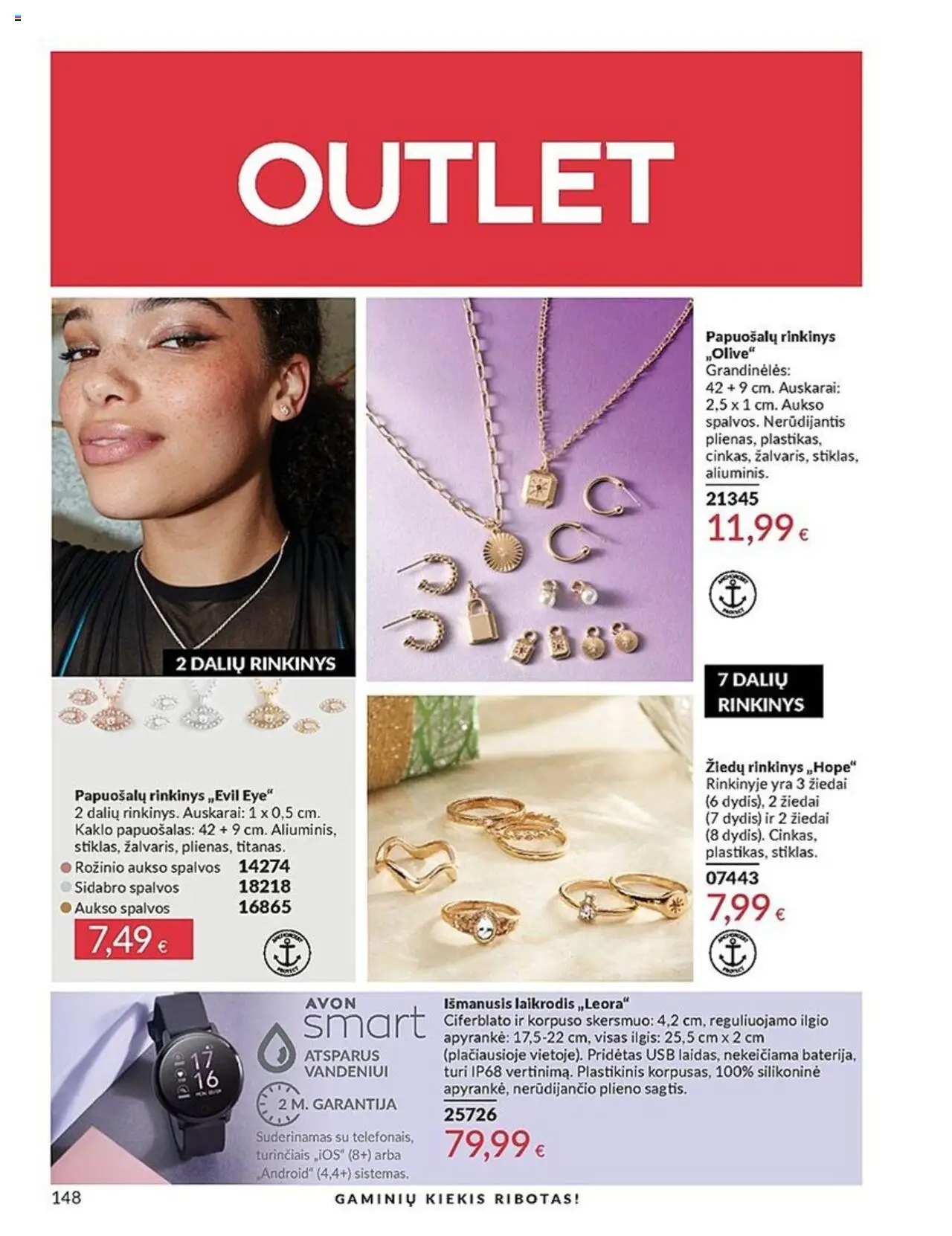 AVON leidinys│galioja nuo 01.07.2025 | Puslapis: 148 | Prekių: Laikrodis, USB