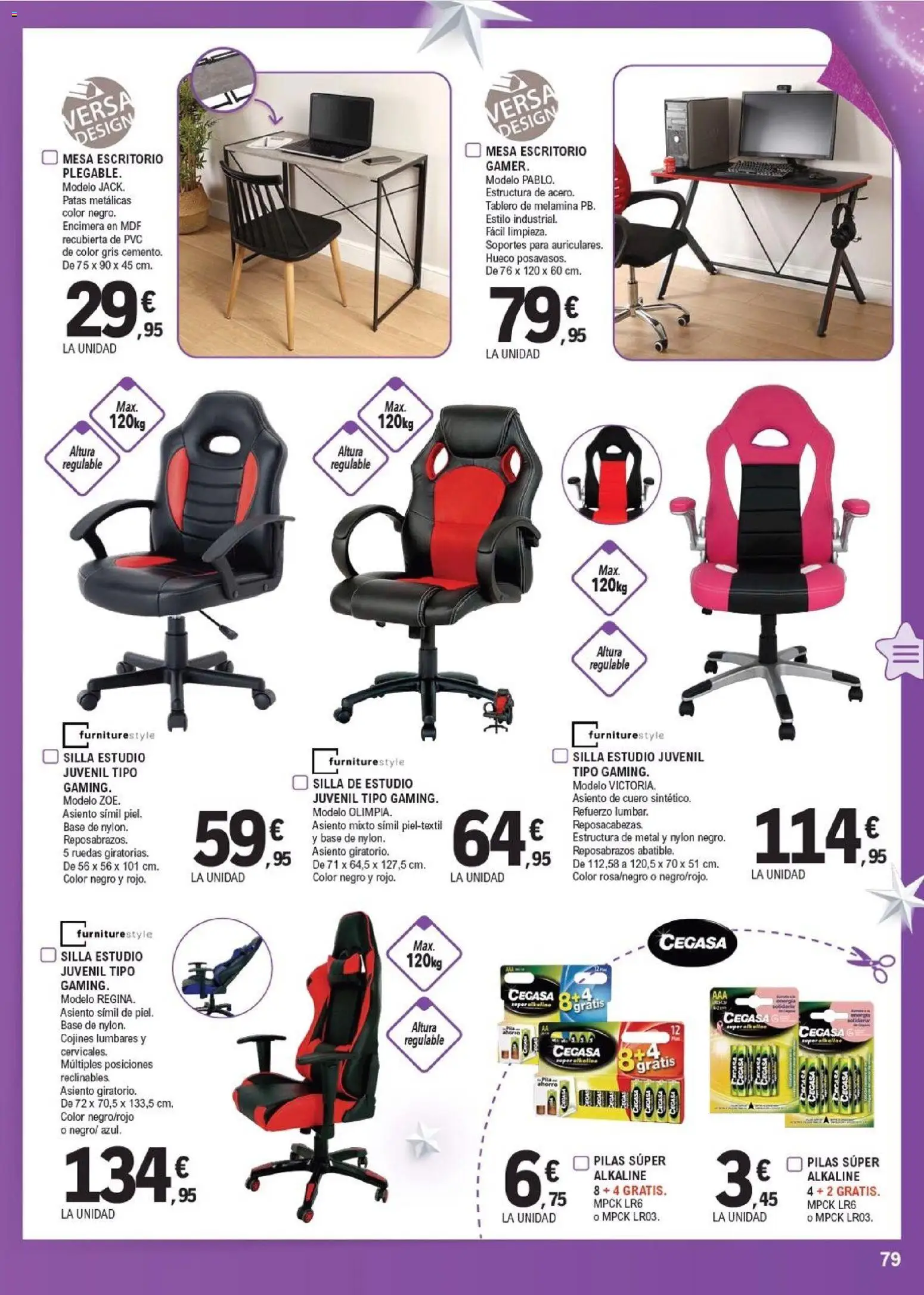 E.Leclerc - Juguetes  │ válido desde el 03.11.2025 | Página: 79 | Productos: Mesa, Silla