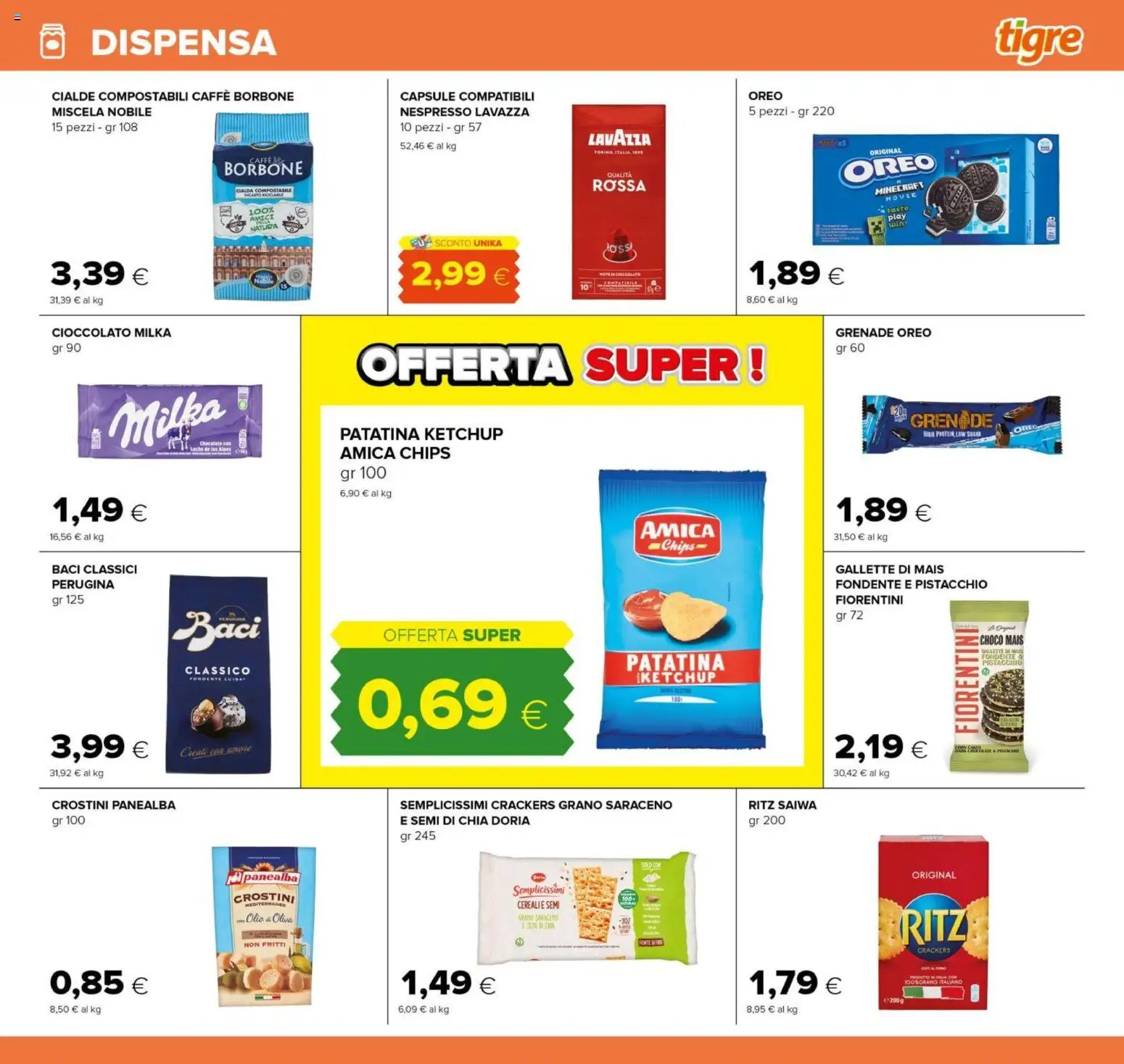 Volantino Tigre del 16.01.2026 | Pagina: 15 | Prodotti: Cioccolato, Ketchup, Crackers, Gallette