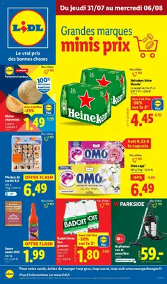 LIDL - Prévisualisation de LIDL - Cette semaine, retrouvez un ensemble de produits de grandes marques à prix Lidl valide à partir de 30.07.2025