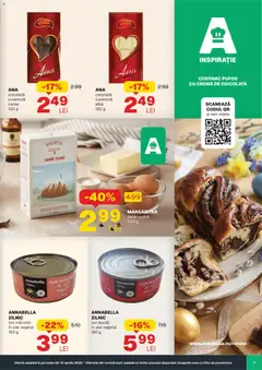 Ofertele Annabella valabile de la 02.04.2026 | Pagină: 7 | Produse: Cuvertură, Cremă, Ulei, Zahăr