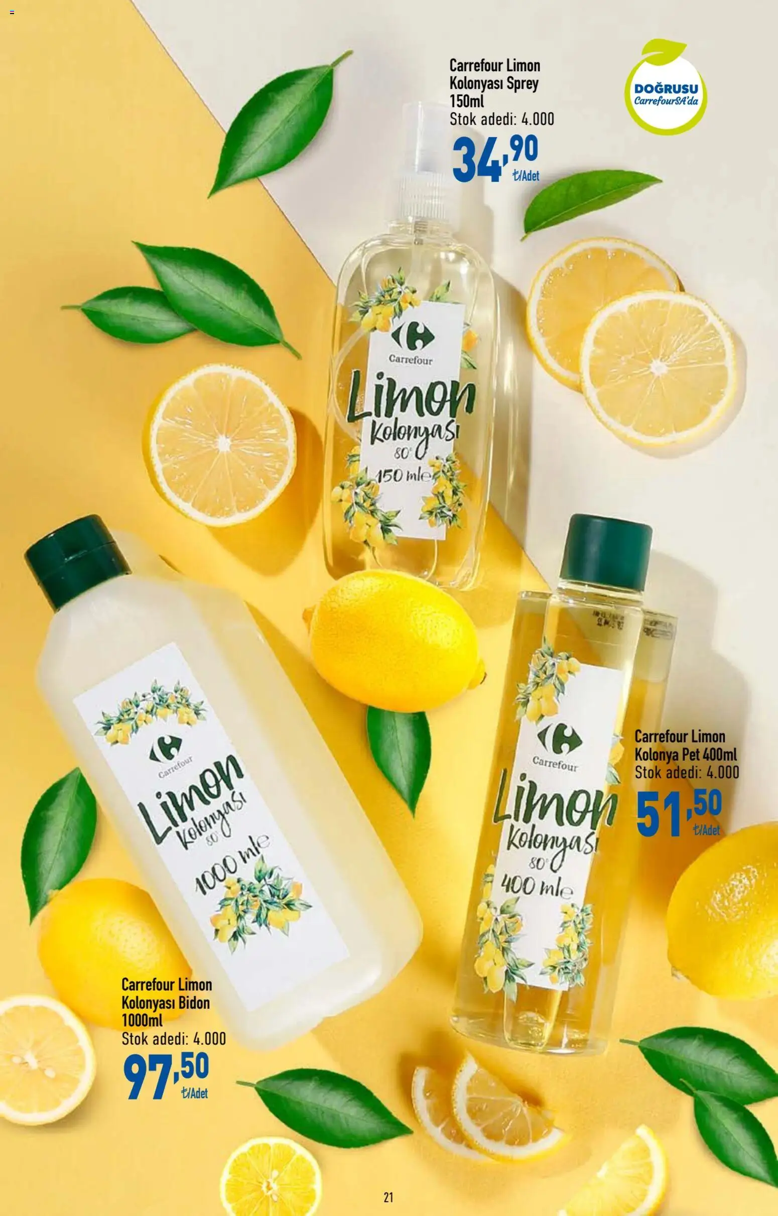 CarrefourSA Katalog - 05.01.2026 tarihinden itibaren geçerlidir | Sayfa: 22 | Ürünler: Limon