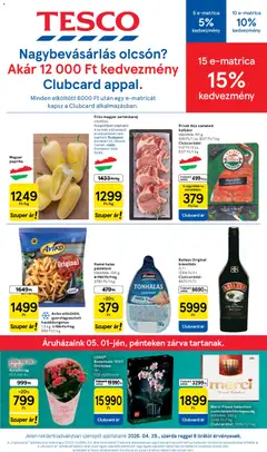 Tesco aktuális akciós újság - amely érvényes a következő dátumtól: 29.04.2026