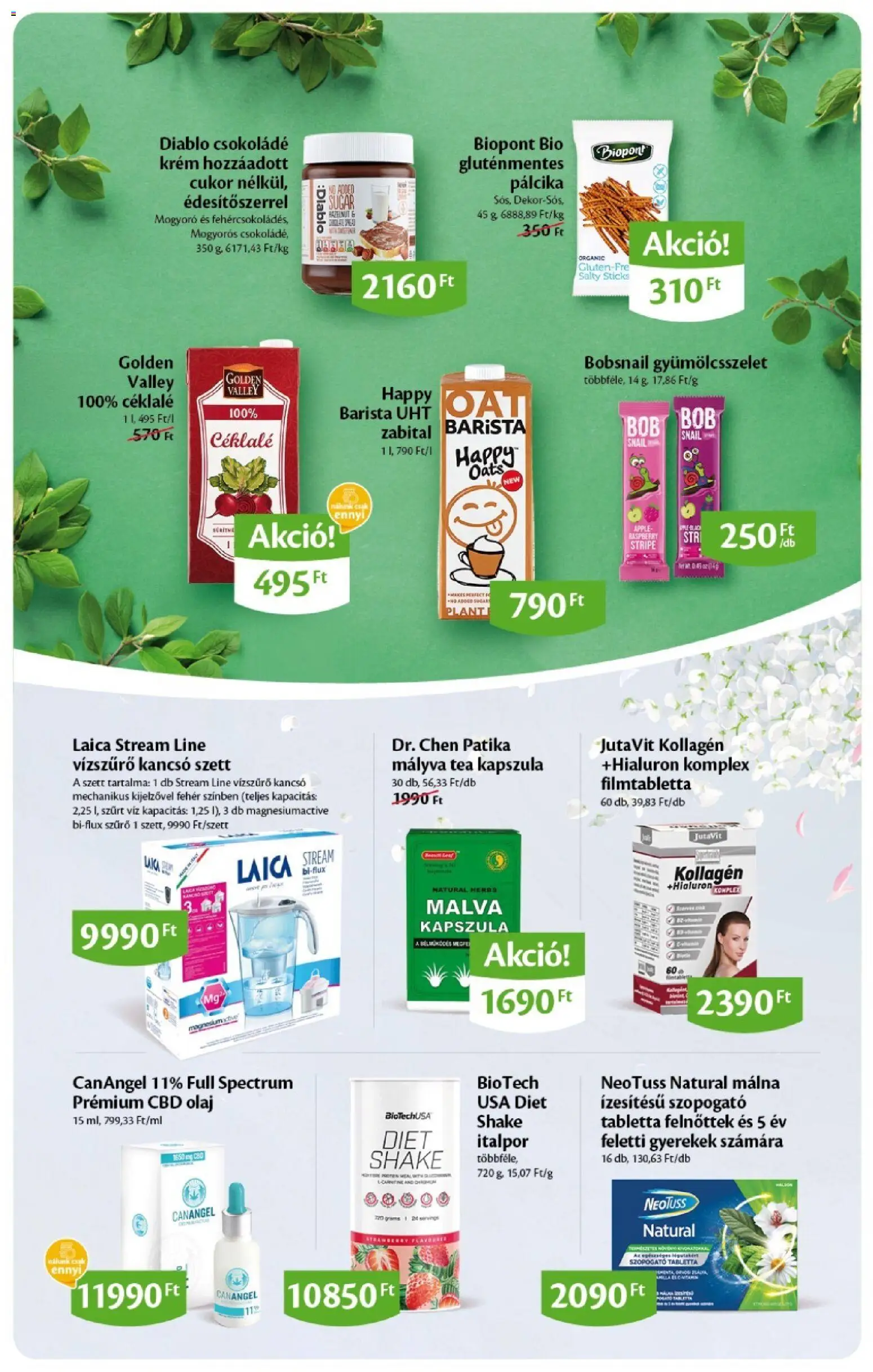 EcoFamily akciós ujság - amely érvényes a következő dátumtól: 09.04.2026 | Oldal: 7 | Termékek: Mogyoró, Kancsó, Csokoládé, Gluténmentes