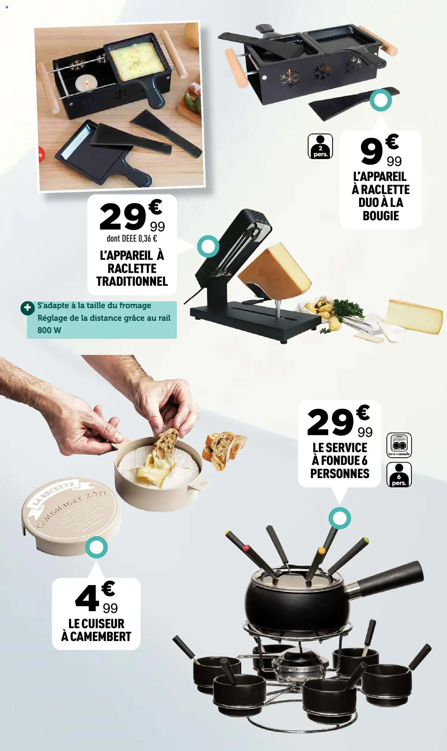 {H1} | Page: 22 | Produits: Cuiseur, Raclette, Fromage, Camembert