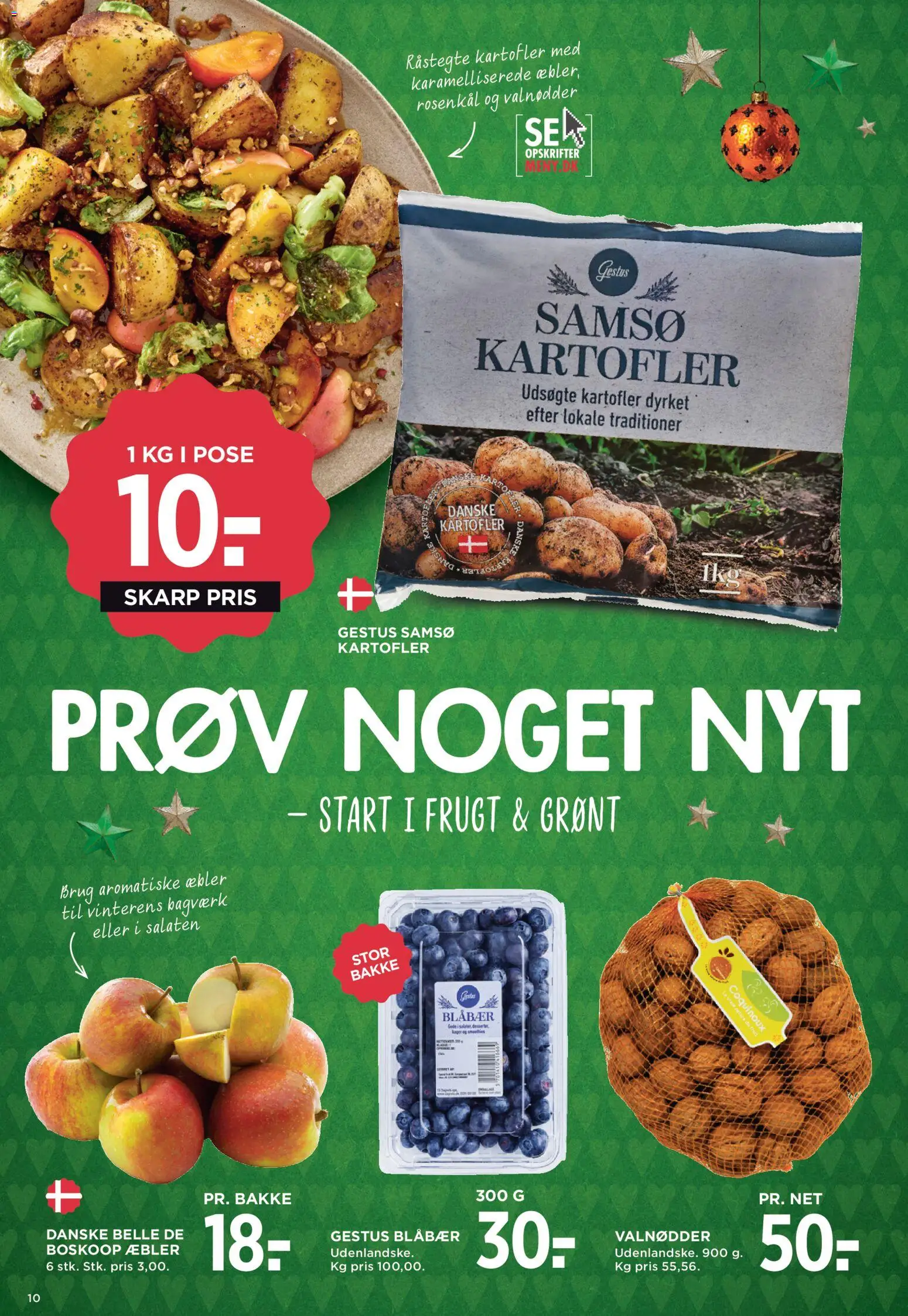 Meny tilbudsavis – gyldig fra 07.11.2025 | Side: 15 | Produkter: Blåbær, Æbler, Valnødder, Kartofler