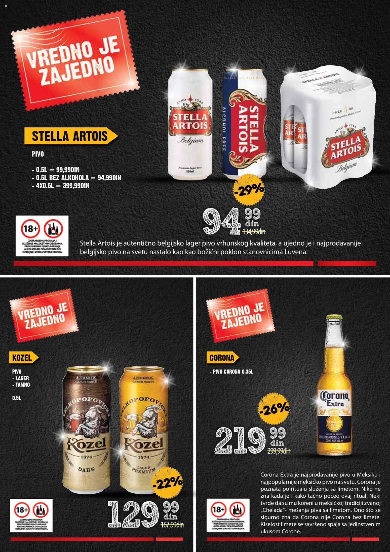 Roda katalog - važi od 13.11.2025 | Strana: 36 | Proizvode: Stella Artois, Sto, Pivo