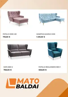 Mato Baldai Plius leidinys│galioja nuo 05.08.2025 | Puslapis: 4 | Prekių: Sofa, Fotelis