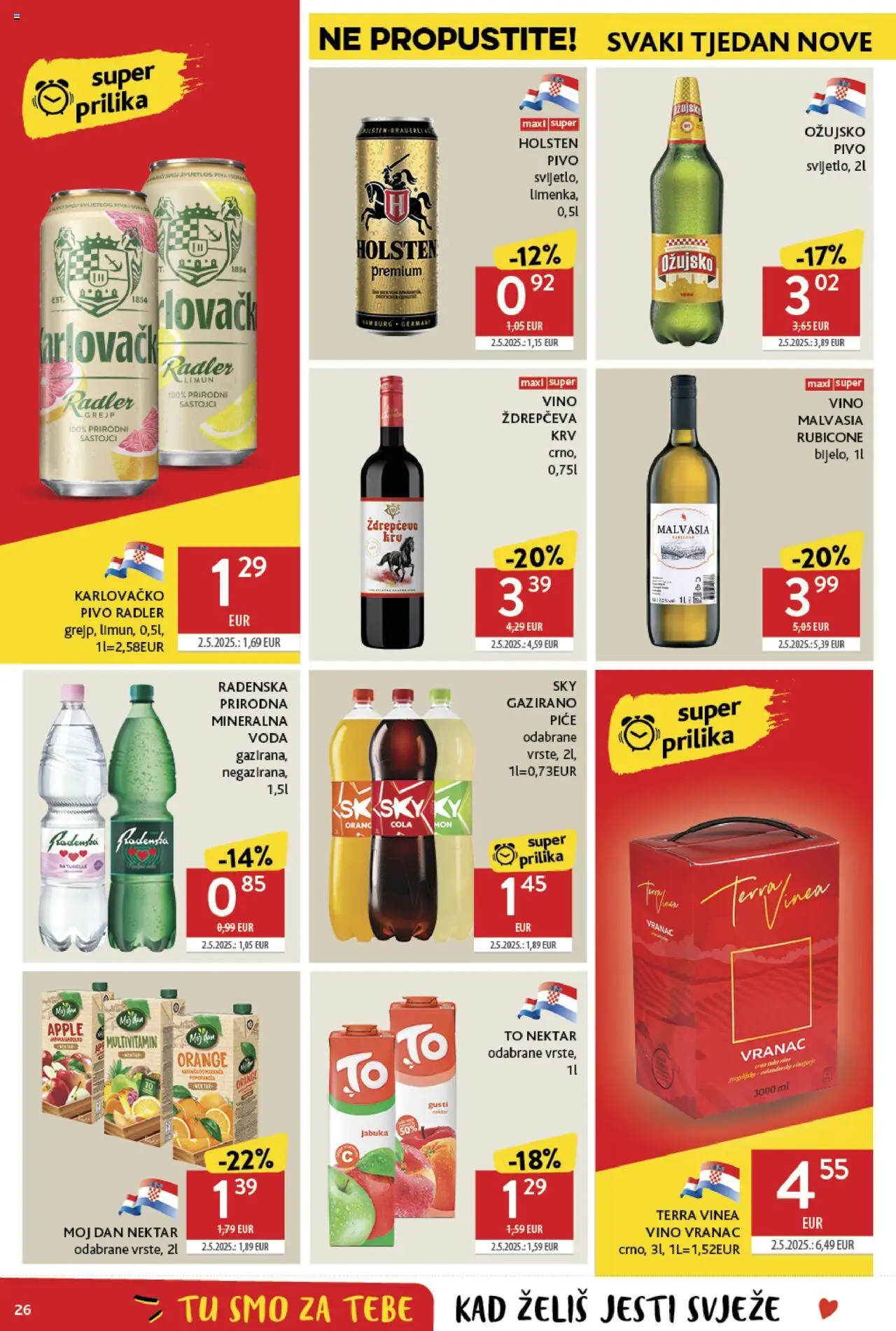 Konzum katalog | vrijedi od 25.06.2025 | Stranica: 26 | Proizvodi: Vino, Grejp, Ožujsko, Jabuka