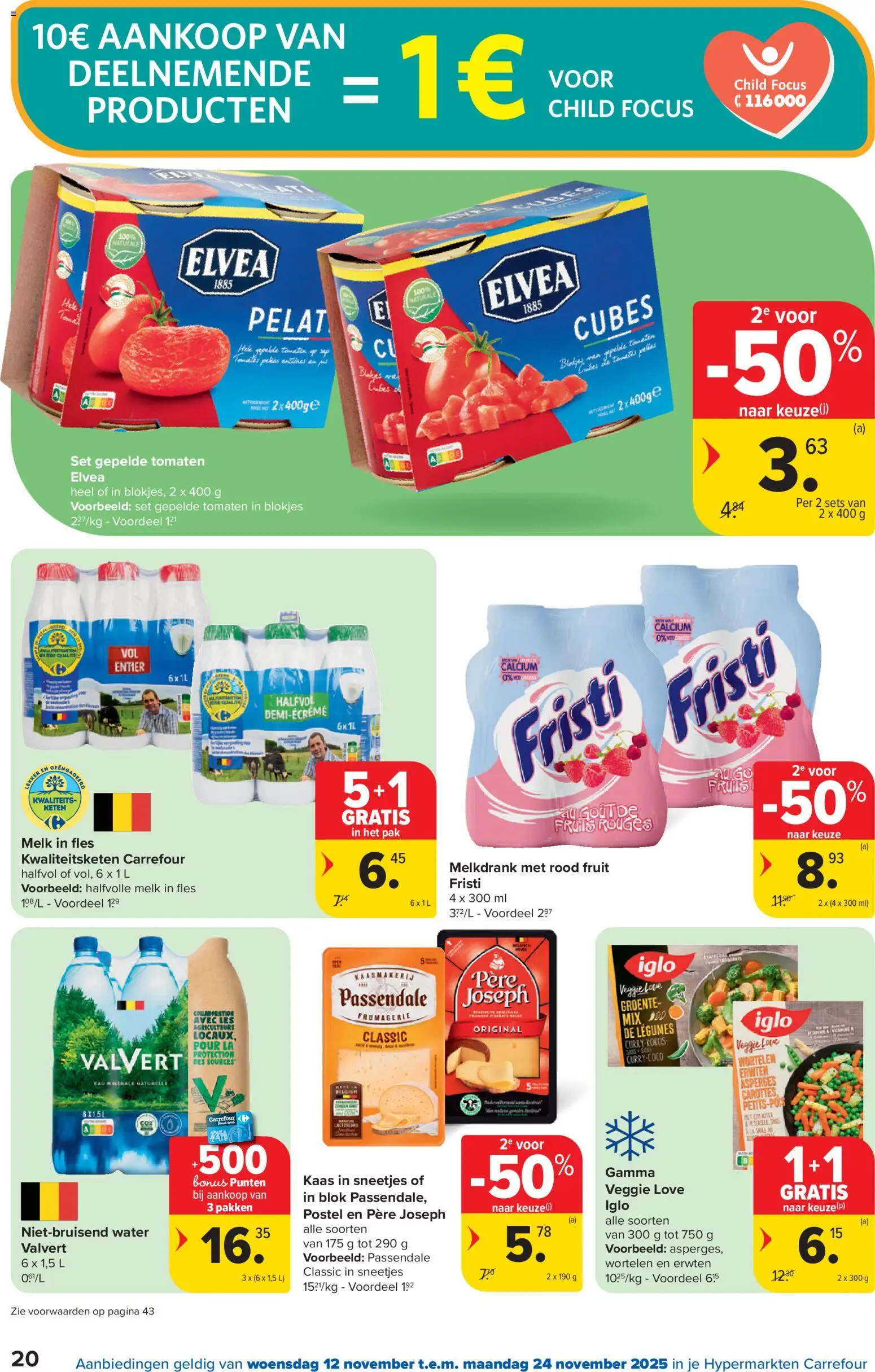 {H1} | Pagina: 20 | Producten: Fles, Tomaten, Wortelen, Kaas