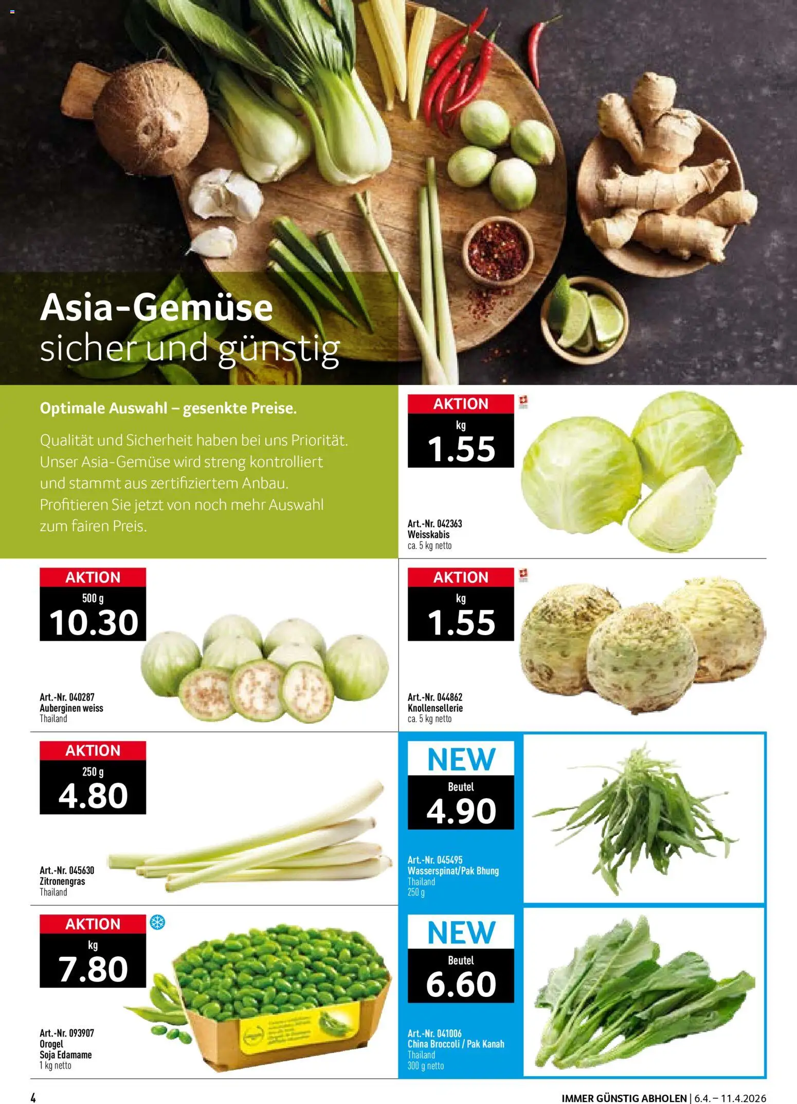 Prodega aktionen – gültig ab 06.04.2026 | Seite: 4 | Produkte: Zitronengras