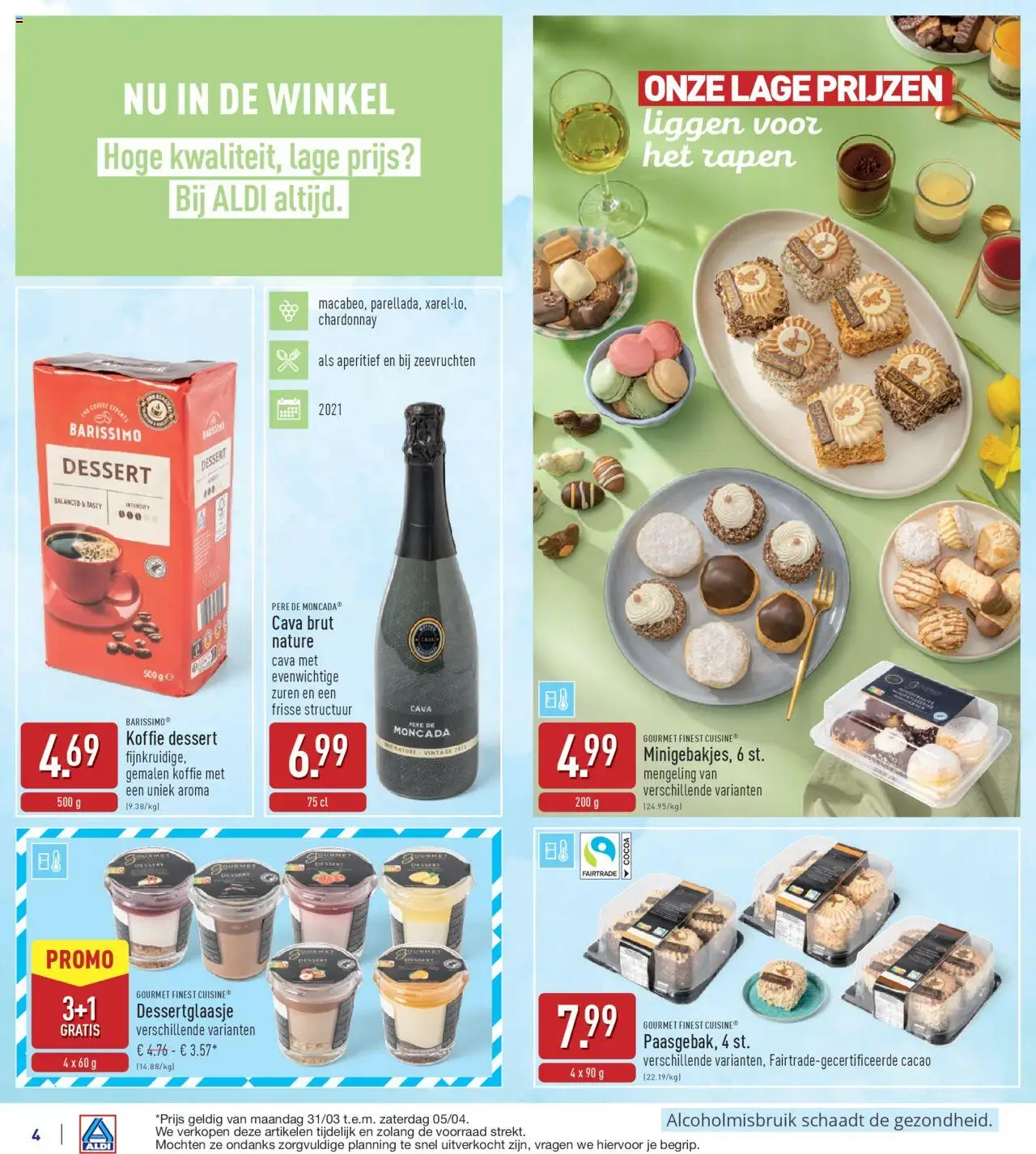 {H1} | Pagina: 4 | Producten: Csirkecombfile, Rooibos tea, Koffie