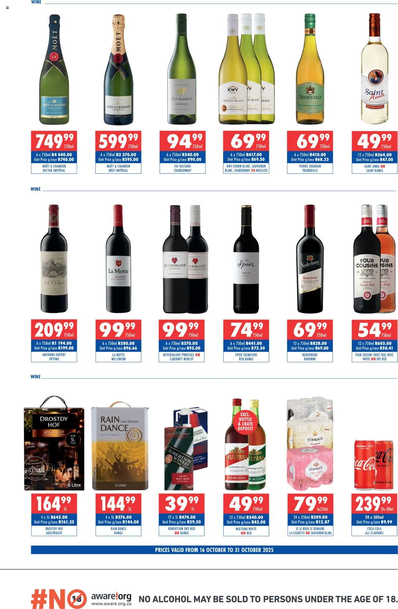 New Ultra Liquors catalogue – valid from 16.10.2025 | Page: 3 | Products: Crate, Wine
